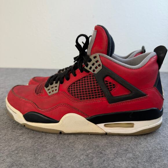 Nike Air Jordan 4 Retro Toro Bravo 2013 Red/Black (308497-603) Mens Size 8.5 main image 5